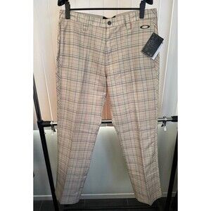 NWT Men’s Oakley Prime Time Plaid Golf Hydrolix Pants Size 36X32